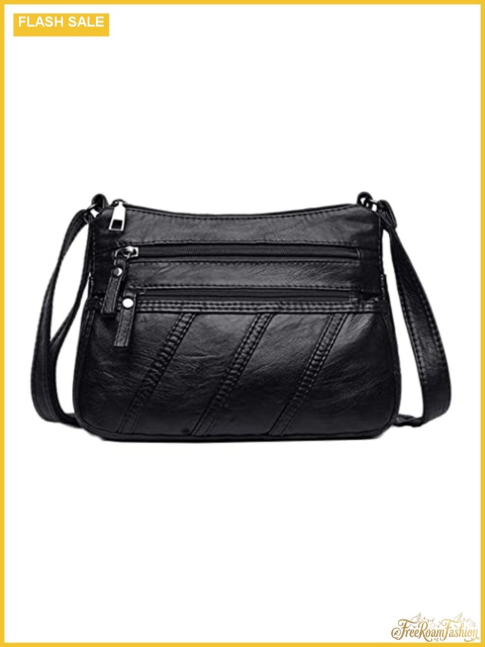 Water Silk PU Leather Crossbody Shoulder Bag Messenger Purse